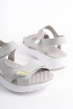 Gri Kadın Rahat Anatomik Comfort Ergonomik Sandalet