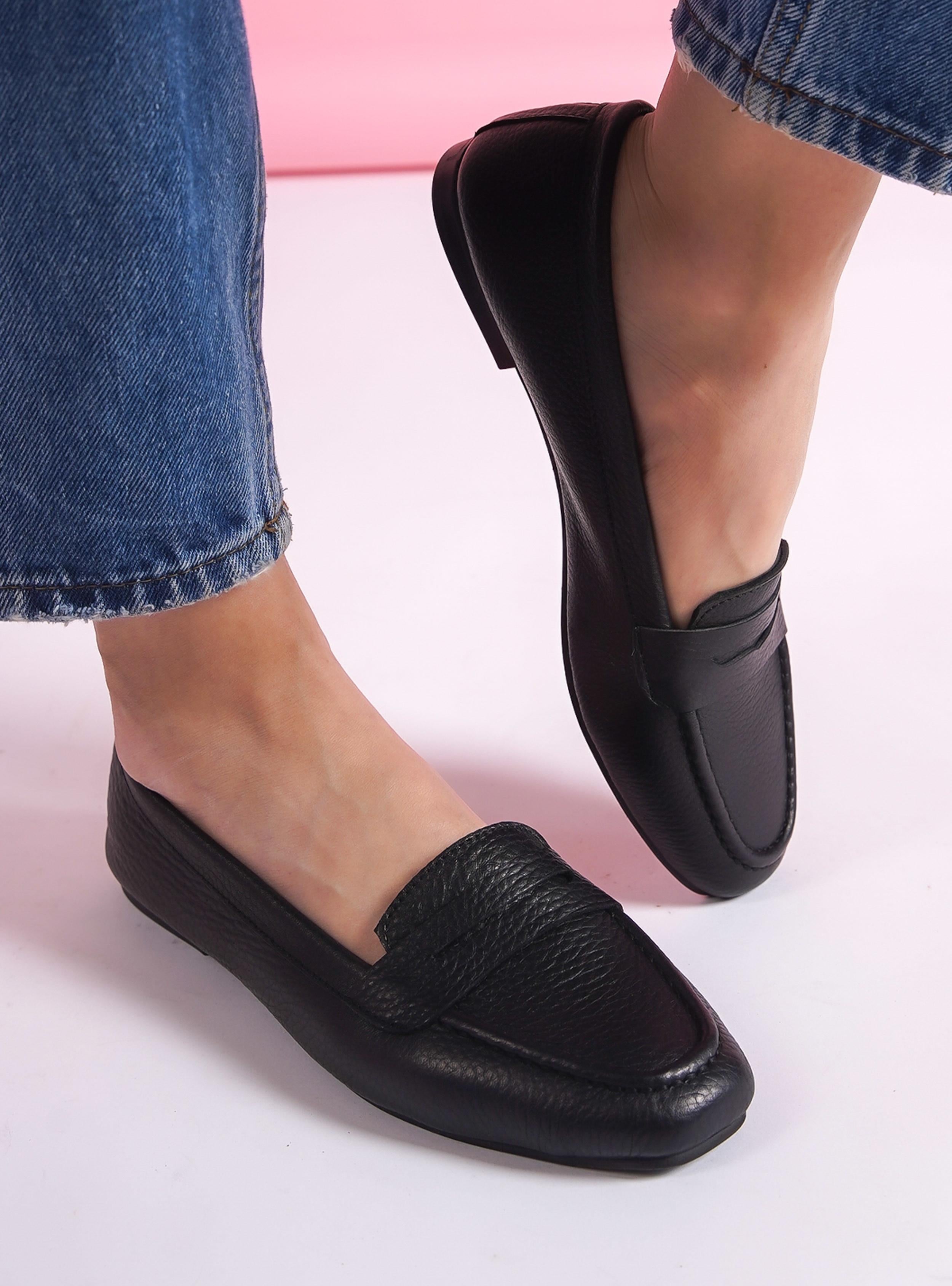 İç - Dış Hakiki Deri Loafer Günlük Ayakkabı