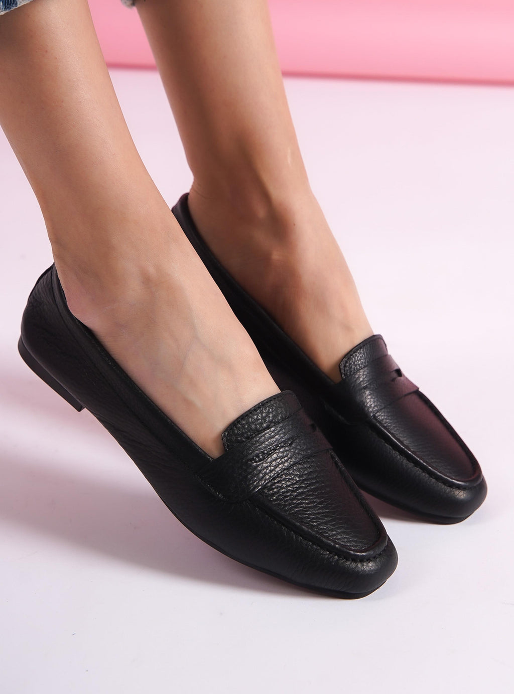 İç - Dış Hakiki Deri Loafer Günlük Ayakkabı