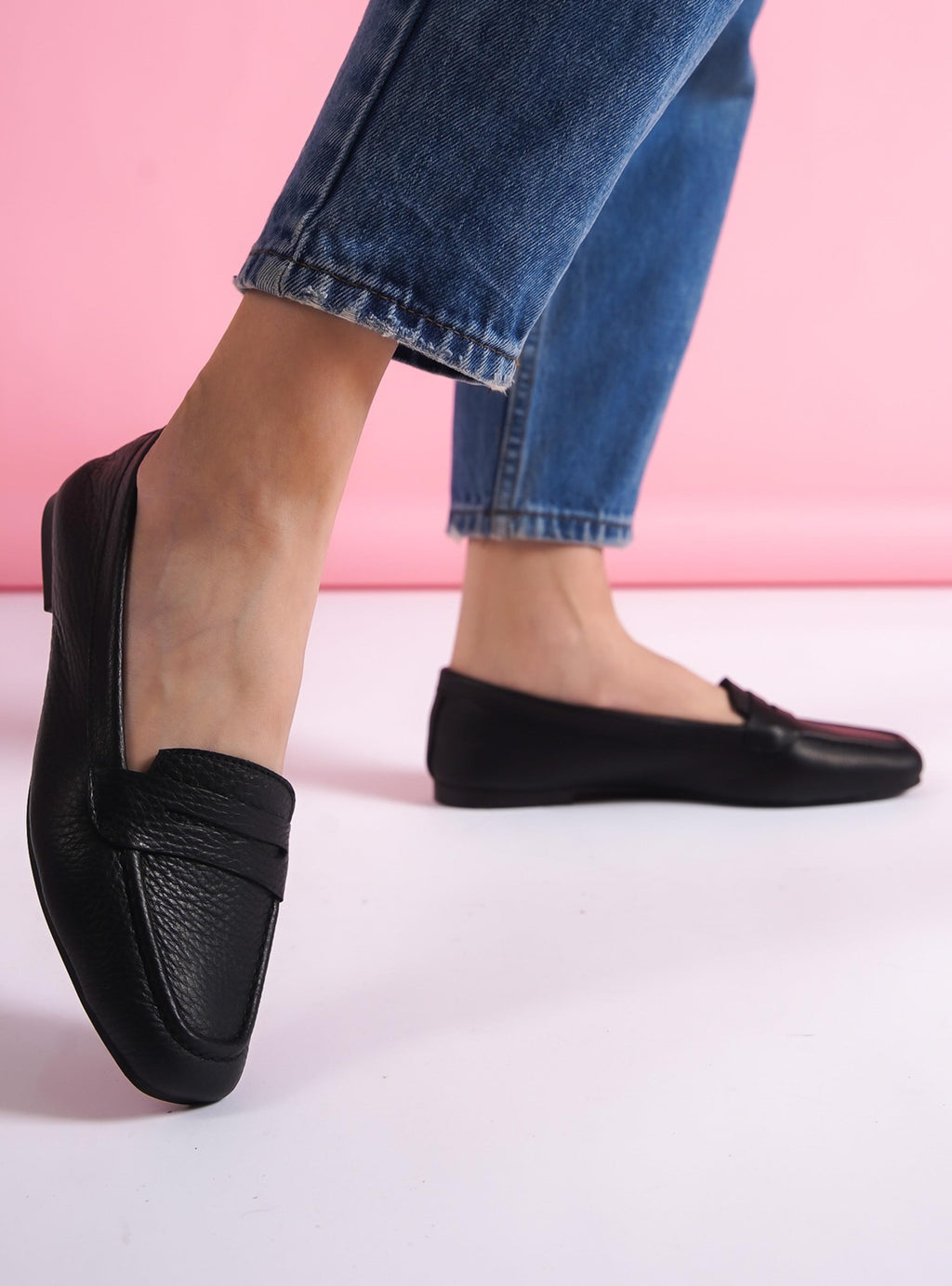 İç - Dış Hakiki Deri Loafer Günlük Ayakkabı