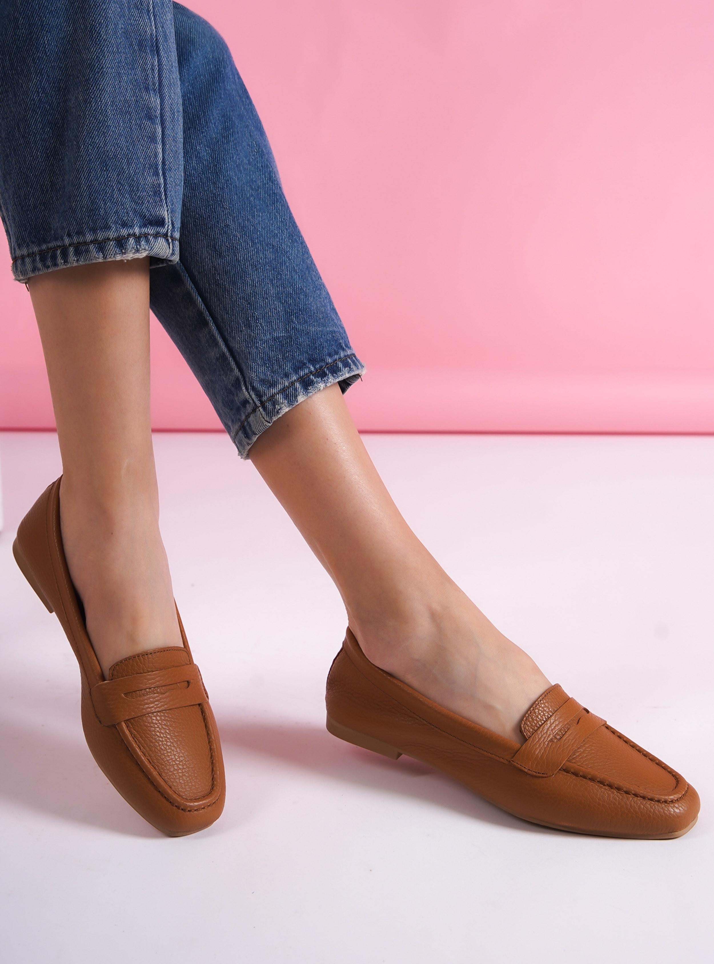 İç - Dış Hakiki Deri Loafer Günlük Ayakkabı
