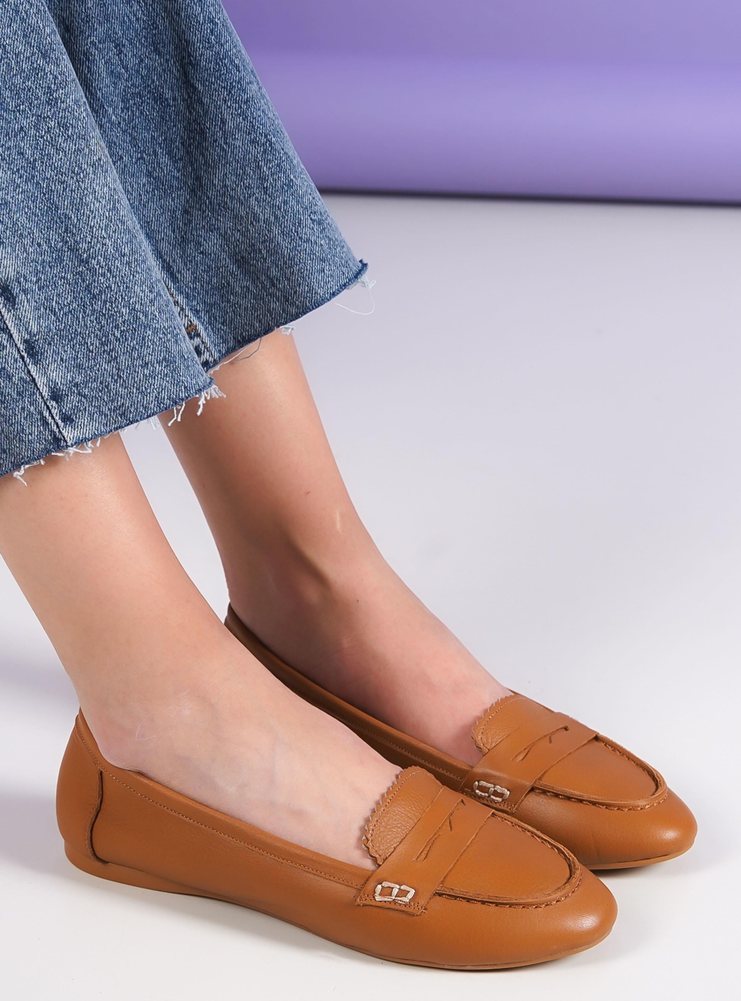 Kadın Hakiki Deri Loafer