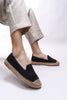 Kadın Hasır Taban Espadril Rahat ve Ergonomik Ayakkabı