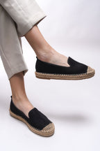 Kadın Hasır Taban Espadril Rahat ve Ergonomik Ayakkabı