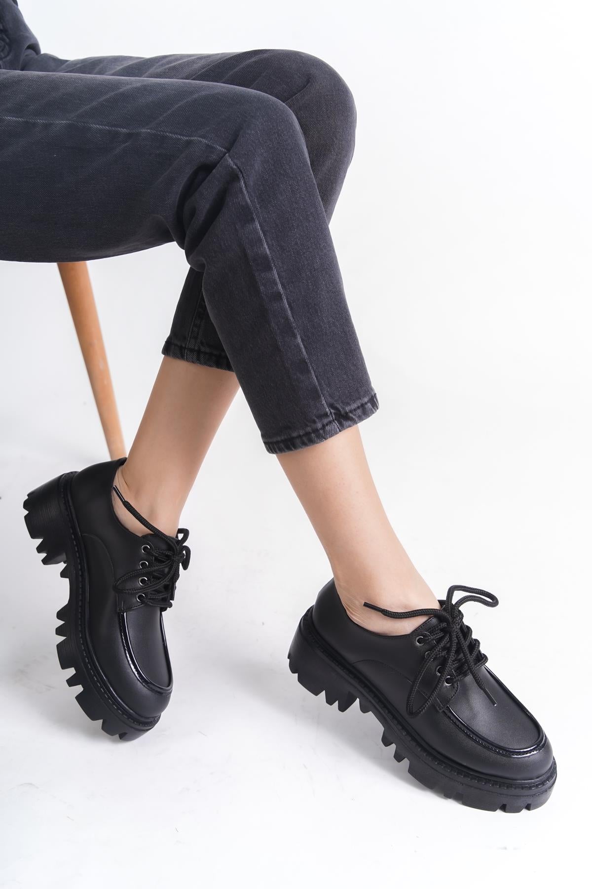 Kadın Loafer Bağcıklı Günlük Ayakkabı