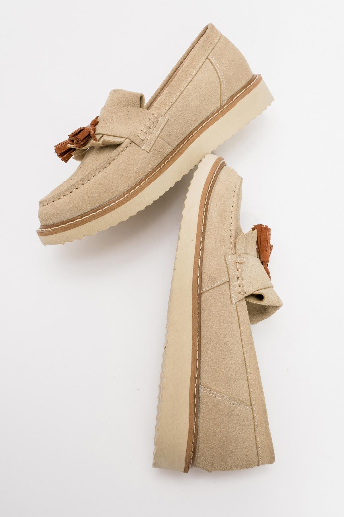 Kadın Loafer Püsküllü Günlük Rahat Ergonomik Ayakkabı