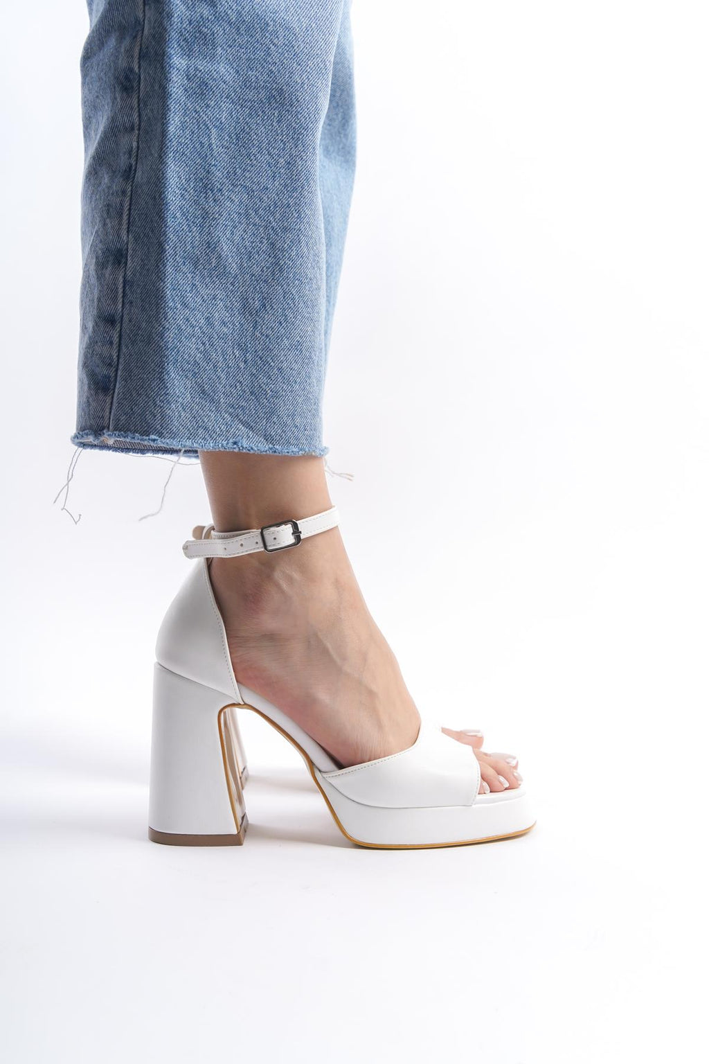 Kadın Platform Topuklu Ayakkabı Rahat Ergonomik (10cm)