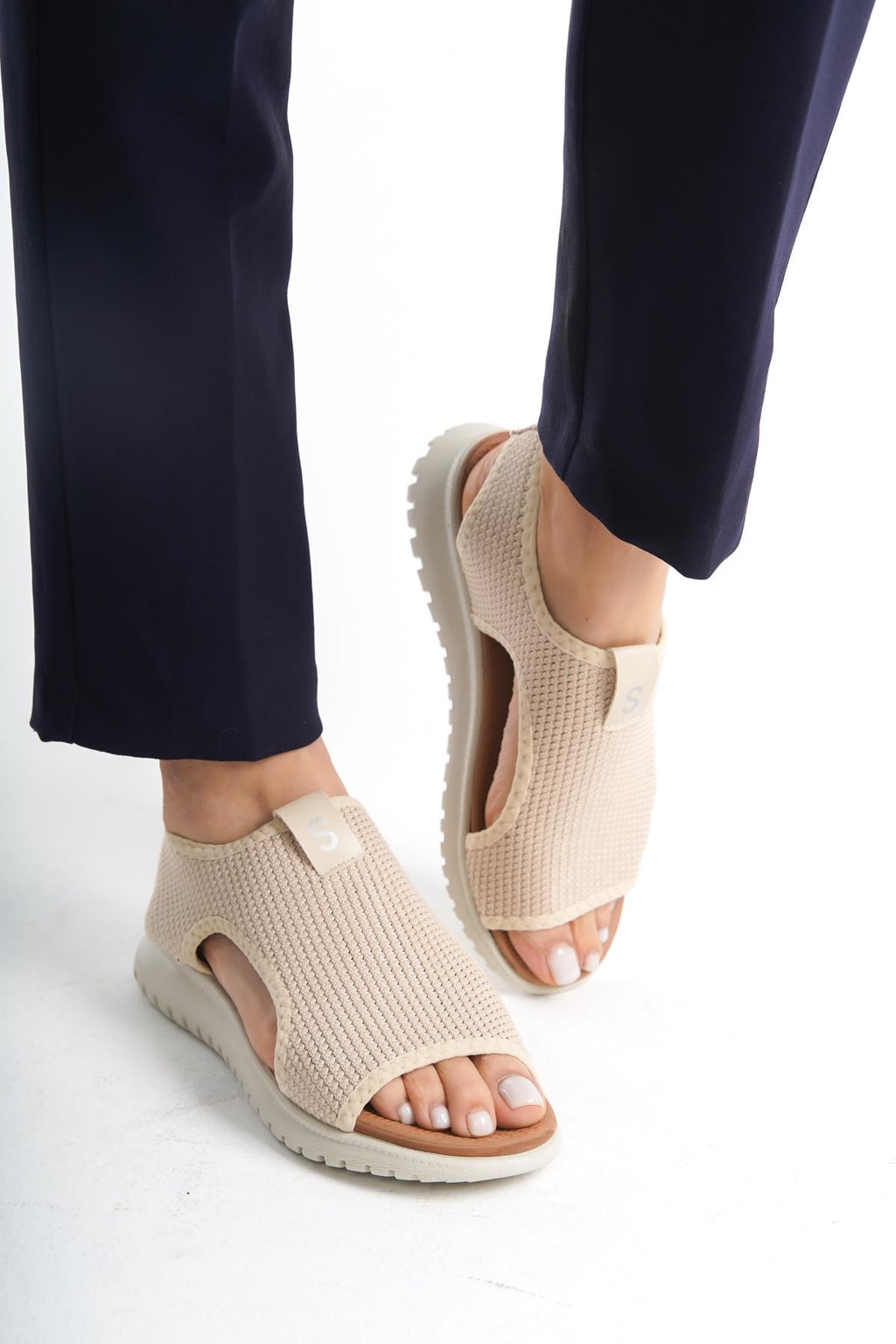 Kadın Sandalet Rahat Ergonomik Yürüyüş Sandaleti