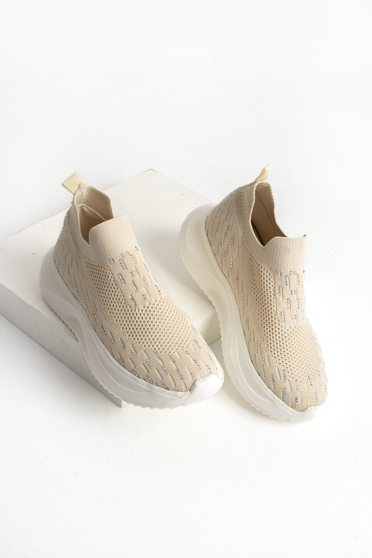 Kadın Spor Ayakakbı Slip On Sneaker Yüksek Rahat Ergonomik