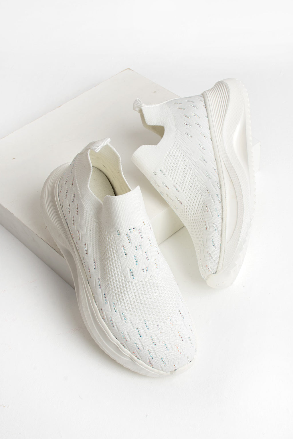 Kadın Spor Ayakakbı Slip On Sneaker Yüksek Rahat Ergonomik