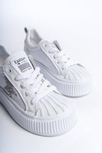Beyaz Kadın Spor Ayakakbı Sneaker Yüksek Rahat Ergonomik