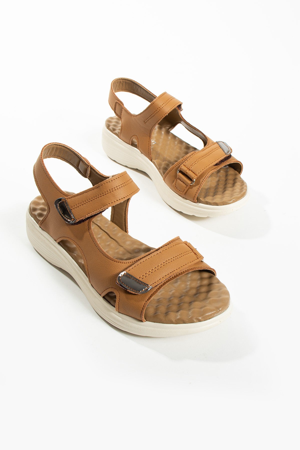 Taba Kadın Rahat Anatomik Comfort Ergonomik Sandalet