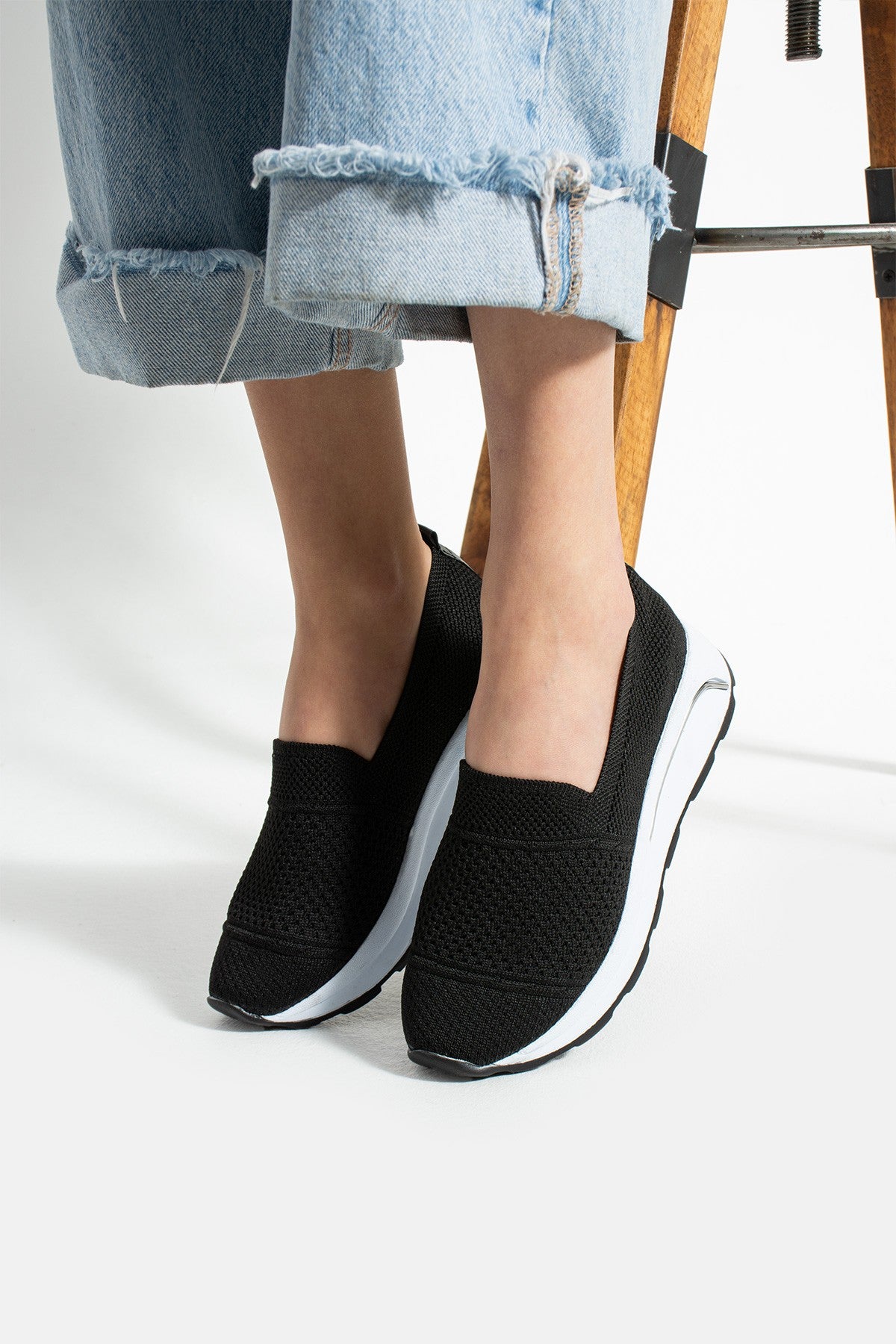 Triko Rahat Spor Ayakkabı Comfort Yumuşak Tabanlı Snekaer